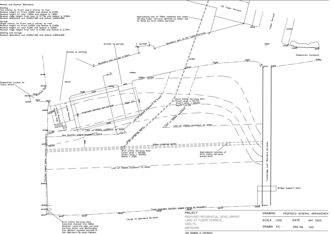 Land at Tudor Terrace, Gadlys, Aberdare,   CF44